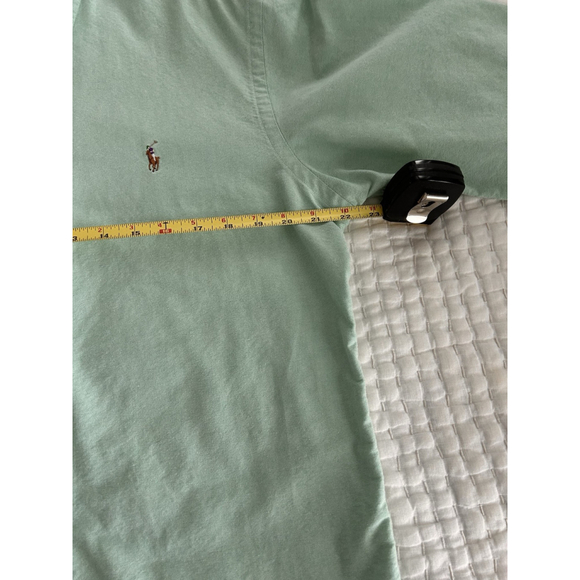 Lauren Ralph Lauren Dress Shirt Green Classic Fit men's size 15.5 32/33 - Picture 10 of 12